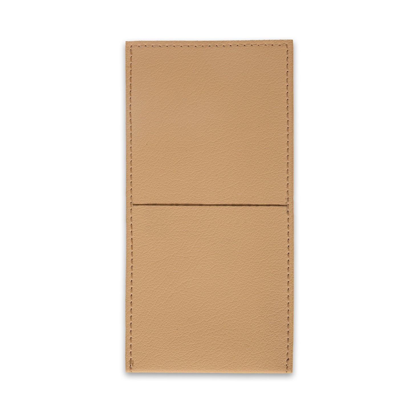 Beige Faux Leather Cutlery Holder (Set of 6)