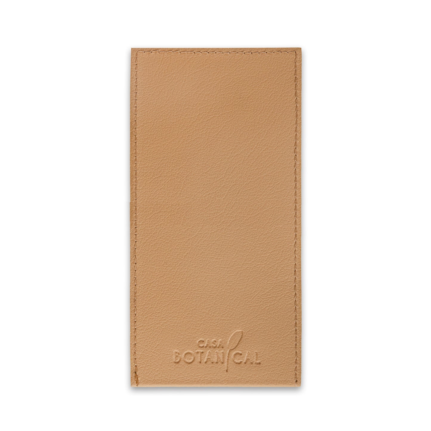 Beige Faux Leather Cutlery Holder (Set of 6)