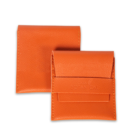 Orange Mini Accessory Travel Pouch