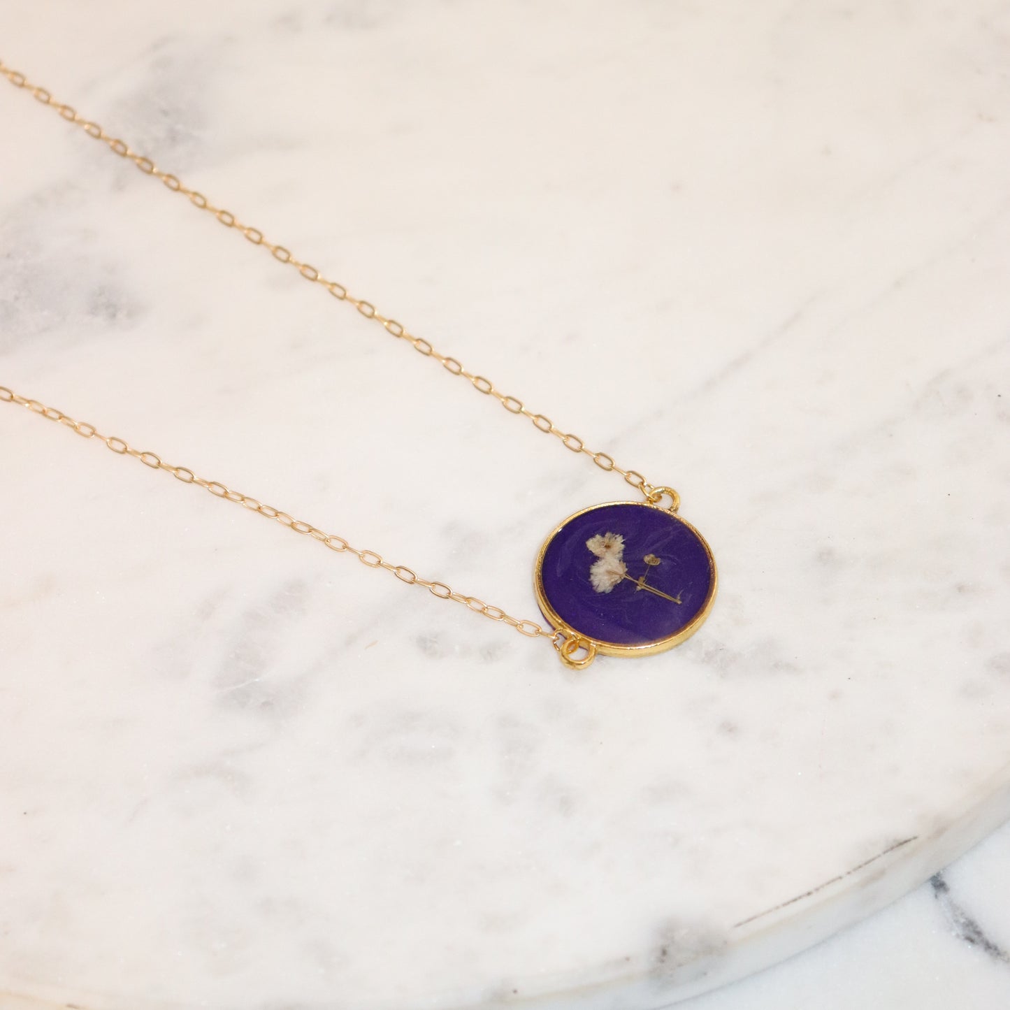 Purple Breath of Bloom pendant