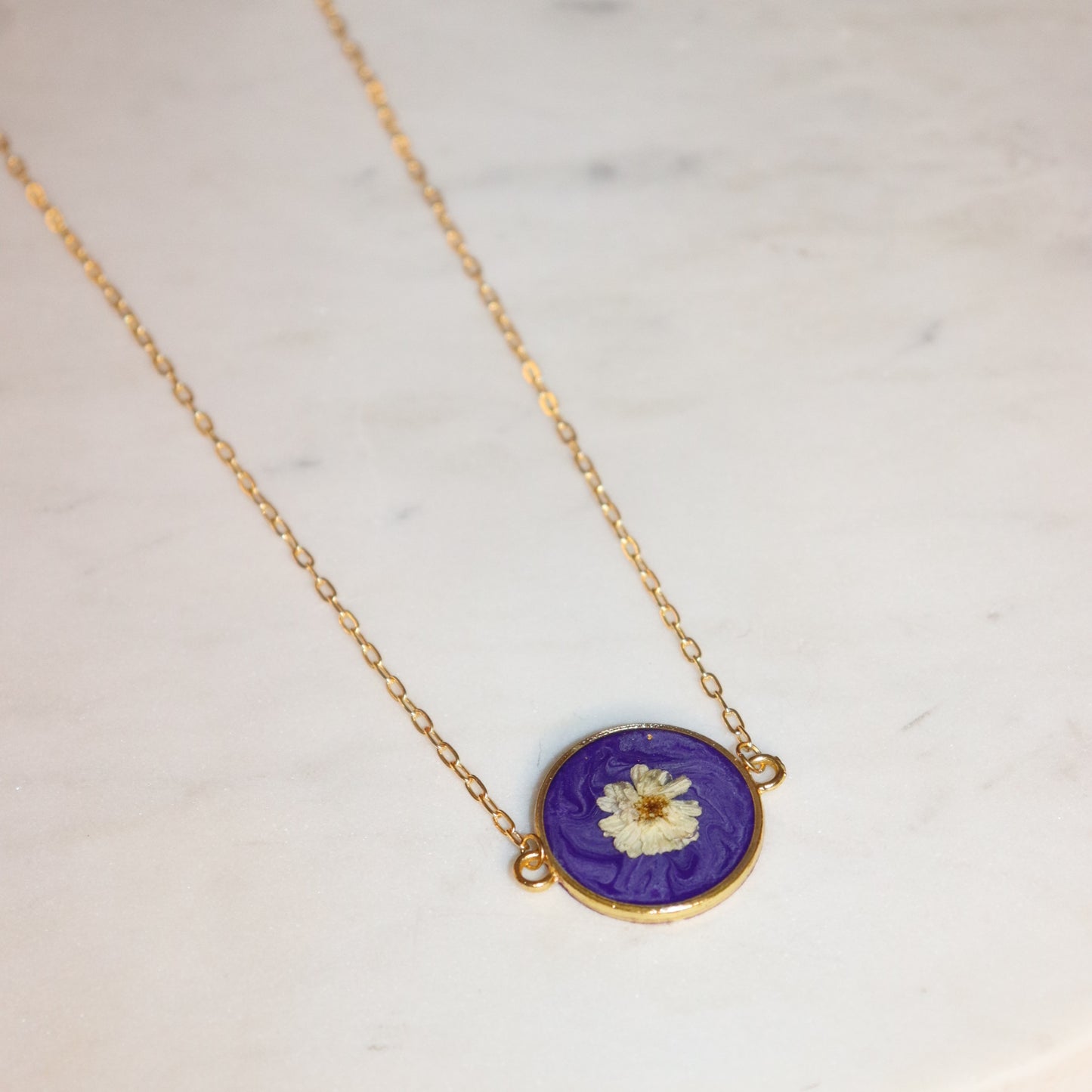 Purple Daisy Dream pendant