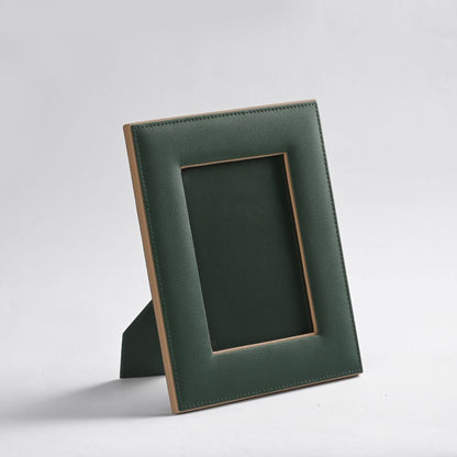 Green Faux Leather Photo Frame