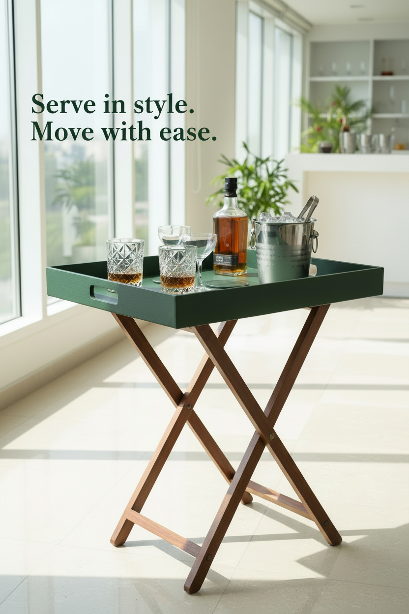 Green Butler Tray Table Small