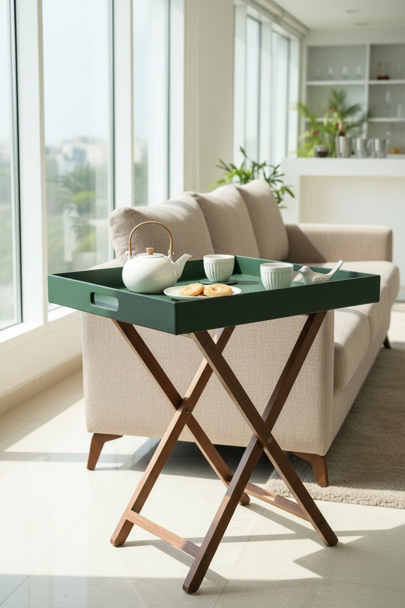 Green Butler Tray Table Large