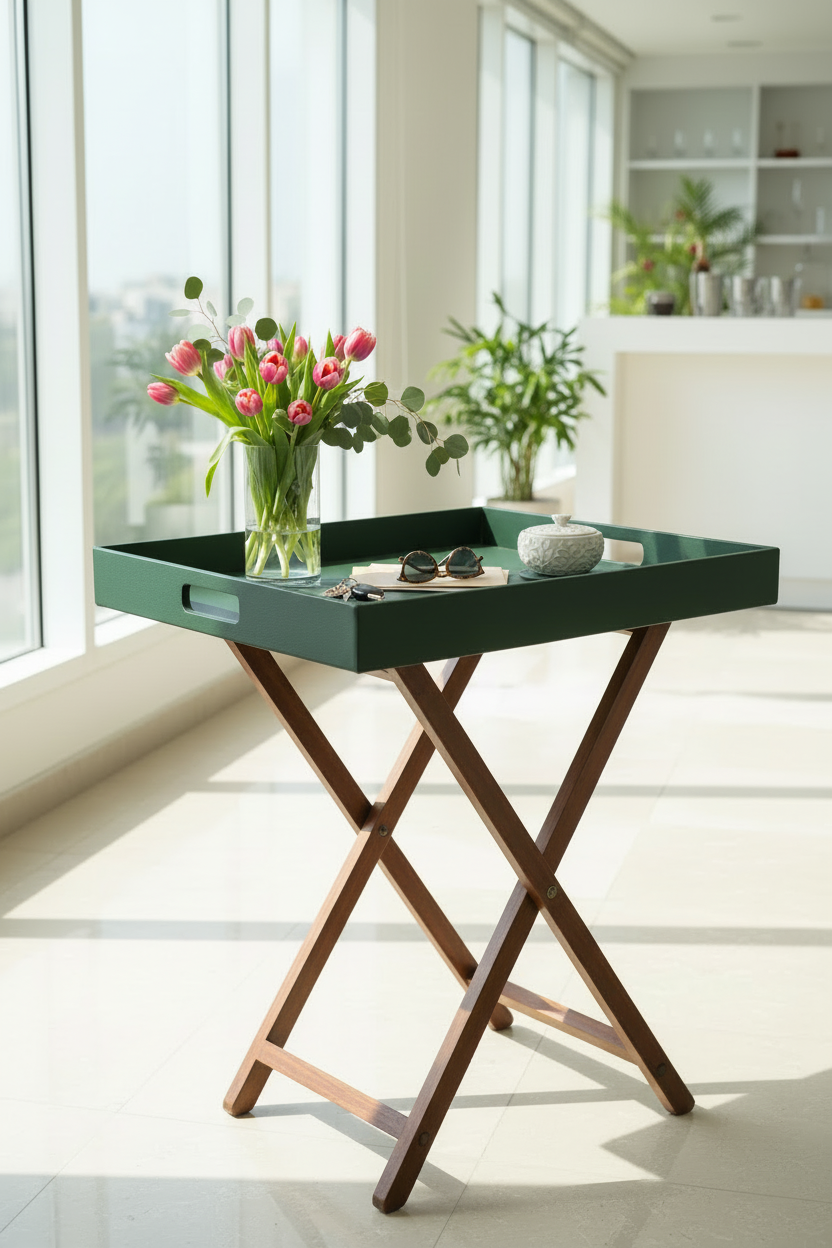 Green Butler Tray Table Large