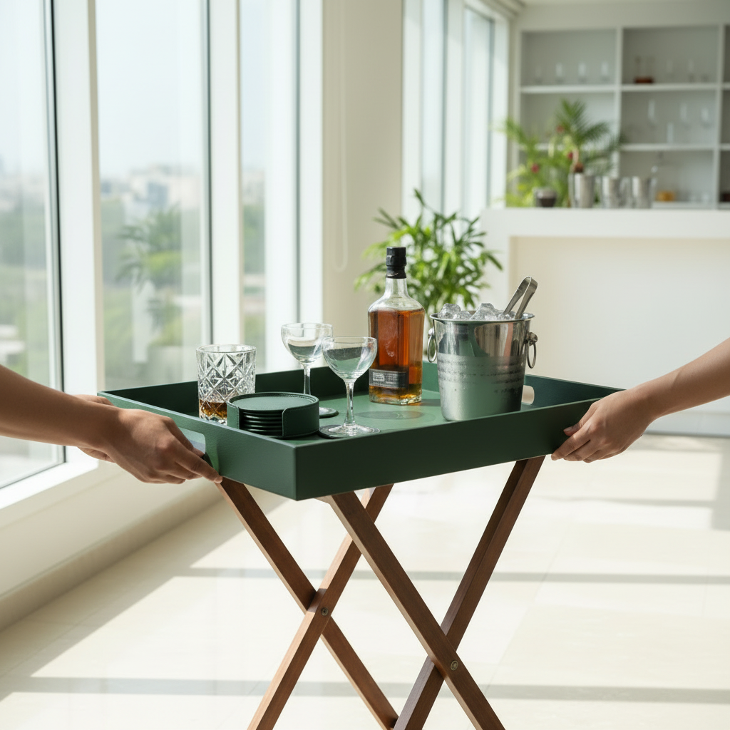Green Butler Tray Table Small