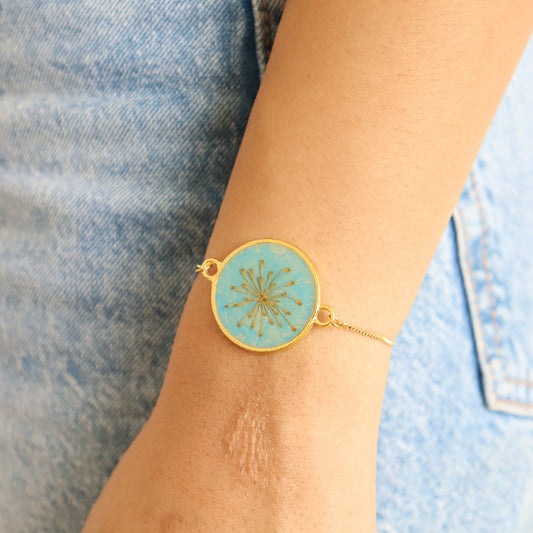 Floral Charm Bracelet